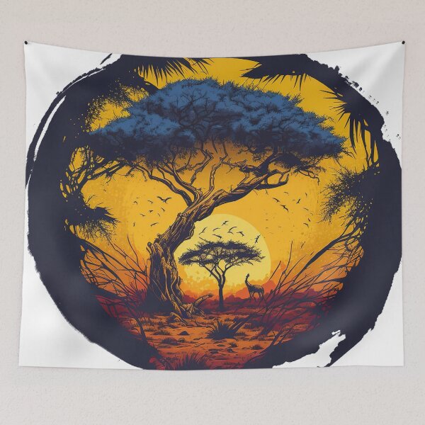 Item preview, Safari Sunset Vibes designed and sold by WildlifeSafari.