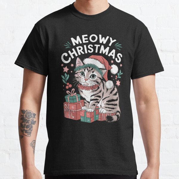 Item preview, Meowy Christmas - Cute Cat Holiday Design designed and sold by SoulSynth.
