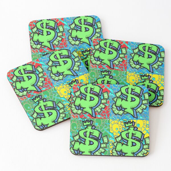 Item preview, Pop Art Cash Abstract Dollar Graffiti 7 designed and sold by LowEndGraphics.