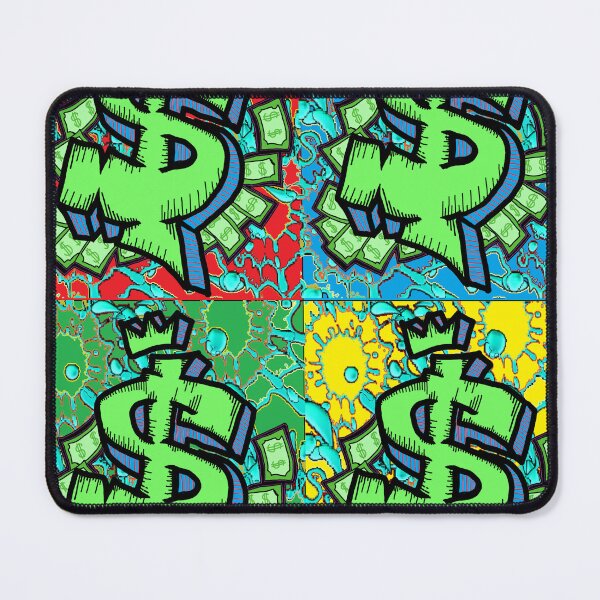 Item preview, Pop Art Cash Abstract Dollar Graffiti 7 designed and sold by LowEndGraphics.