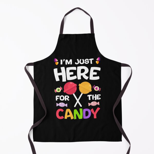 Item preview, I'm Just Here For The Candy - Funny Halloween - Trick Or Treat designed and sold by Vision-Tees.