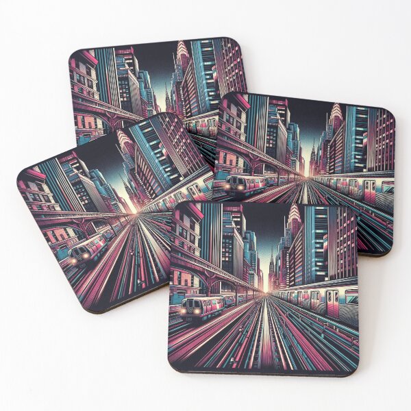 Item preview, American City Railway Art designed and sold by Simplybe1.