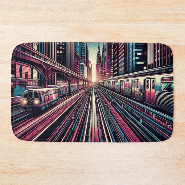 Item preview, American City Railway Art designed and sold by Simplybe1.
