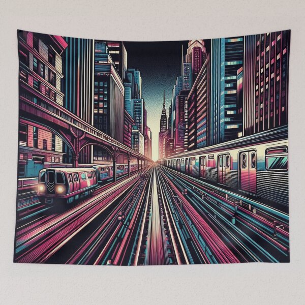 Item preview, American City Railway Art designed and sold by Simplybe1.