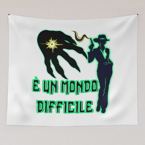 Item preview, IT'S A DIFFICULT WORLD designed and sold by stickersrafisa.