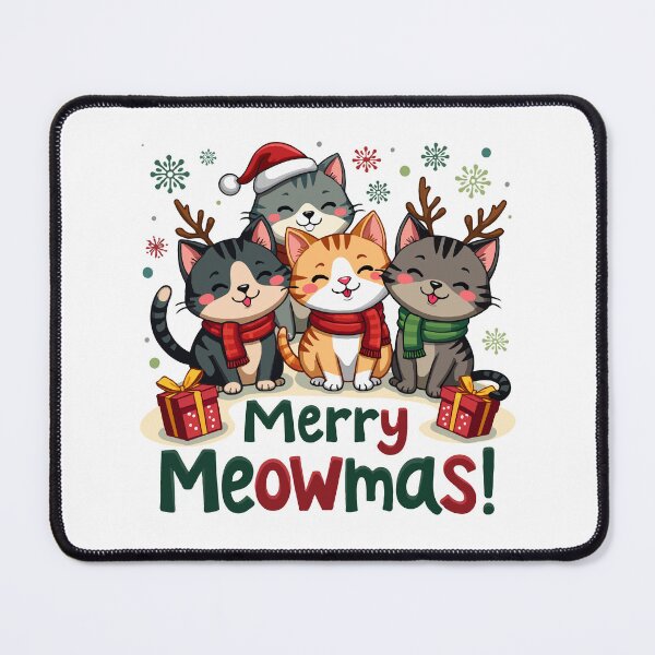 Item preview, Merry Meowmas Cats Christmas Holiday Lovers designed and sold by AxelBrook.