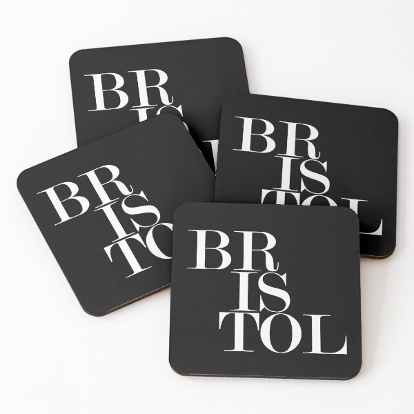 Item preview, Bristol England UK Typography Minimalist City Travel Art designed and sold by kakarikihill.