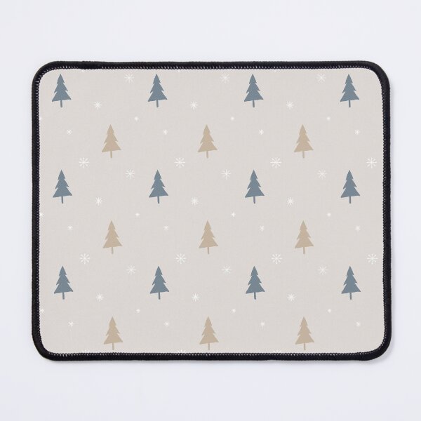 Item preview, Christmas Trees Blue and Gold designed and sold by WildFairyDesign.