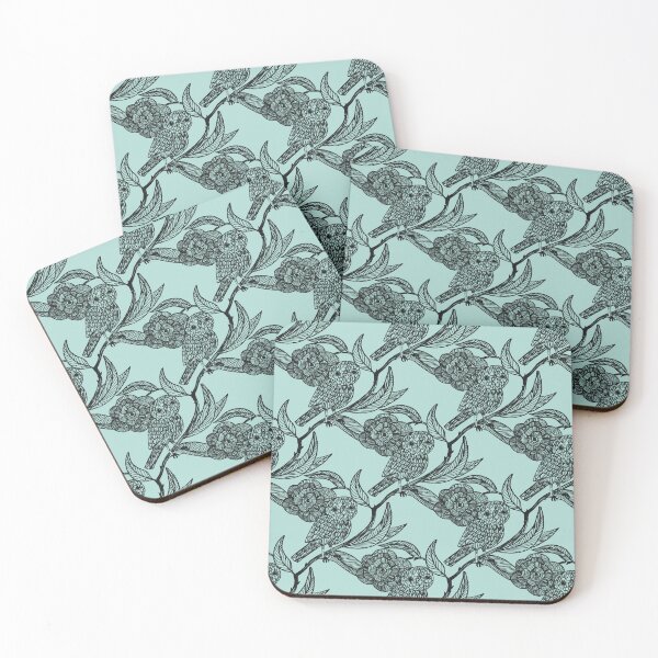 Item preview, Baby blue  and Floral Pattern – Medieval Manuscript Inspired Design Illustration by jemma jamie skidmore  designed and sold by Jemma Jamie Skidmore.