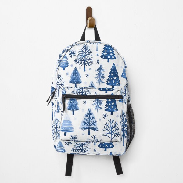 Item preview, Blue and White Christmas Trees designed and sold by GoatAndCamel.