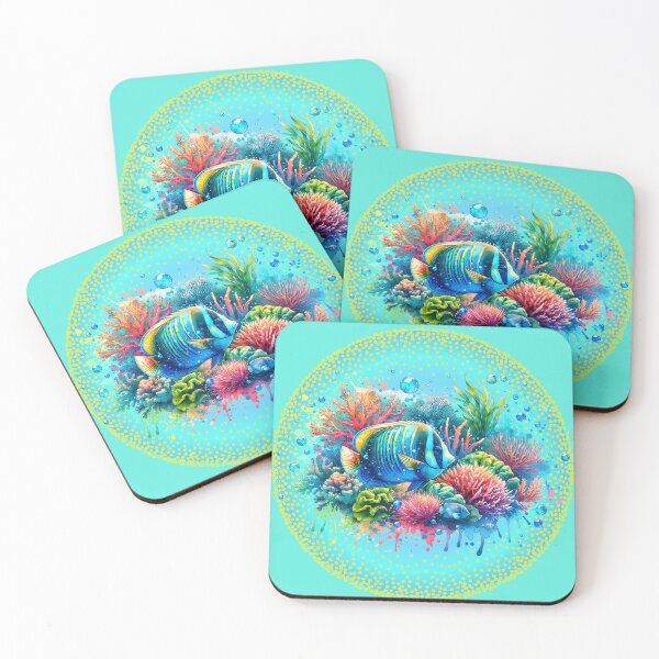 Item preview, Watercolor Coral Reef designed and sold by I-I-Trading-Co.
