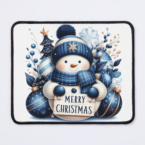 Item preview, Merry Christmas Snowman designed and sold by MellowManatees.