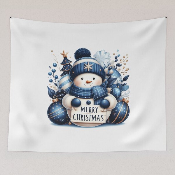 Item preview, Merry Christmas Snowman designed and sold by MellowManatees.