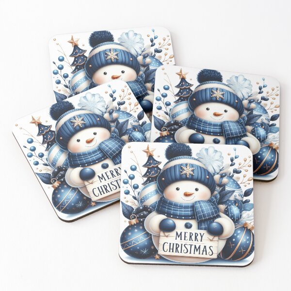 Item preview, Merry Christmas Snowman designed and sold by MellowManatees.