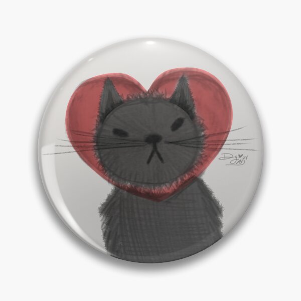 Item preview, Heart Cat Doodle designed and sold by digidoodles.