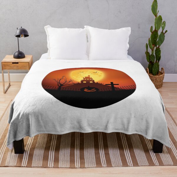 Item preview, Halloween full moon in the hills designed and sold by vectorlove.