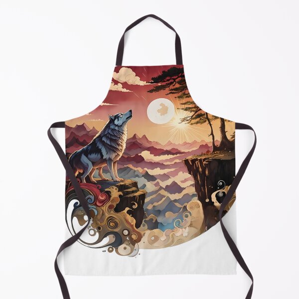 Item preview, Mystic Wolf Mountain Art designed and sold by MajeStreet.