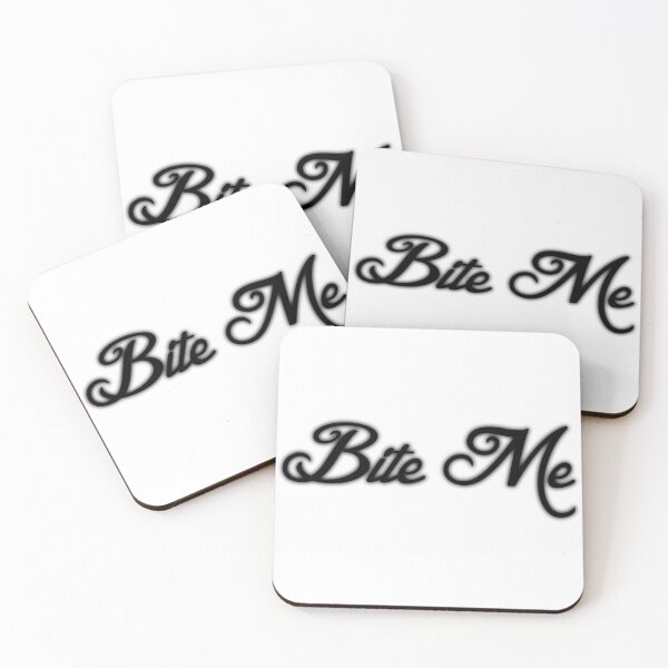 Item preview, Bite me cursive ink designed and sold by lux-lisbon.