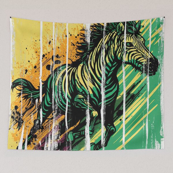 Item preview, Zebra in Motion designed and sold by WildlifeSafari.