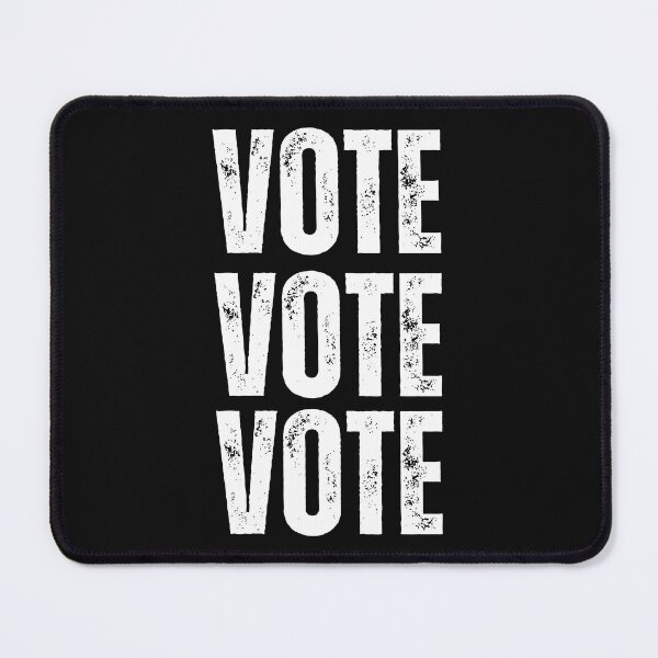 Artikelvorschau, ABSTIMMUNG ABSTIMMUNG Abstimmung Blaues politisches Textdesign entworfen und verkauft von EarthArtDesigns.