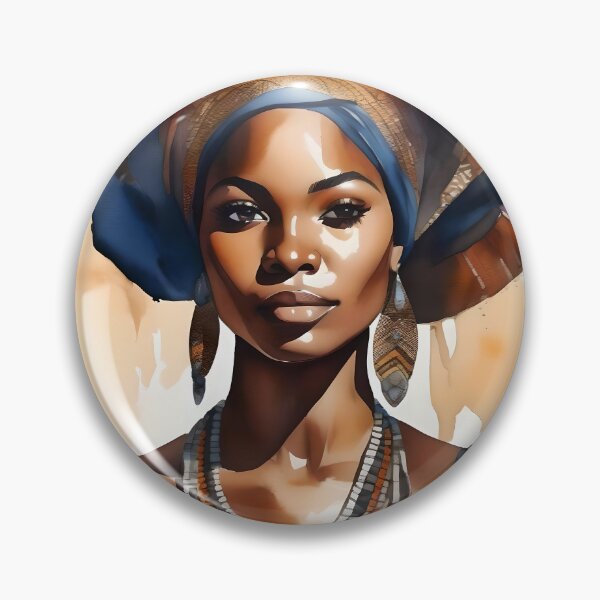 Item preview, African Woman Portrait E designed and sold by Oldetimemercan.
