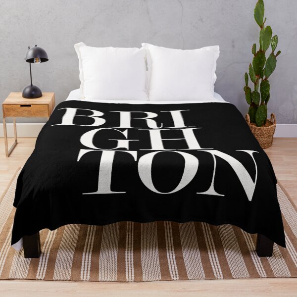 Item preview, Brighton England UK Typography Minimalist City Travel Art designed and sold by kakarikihill.