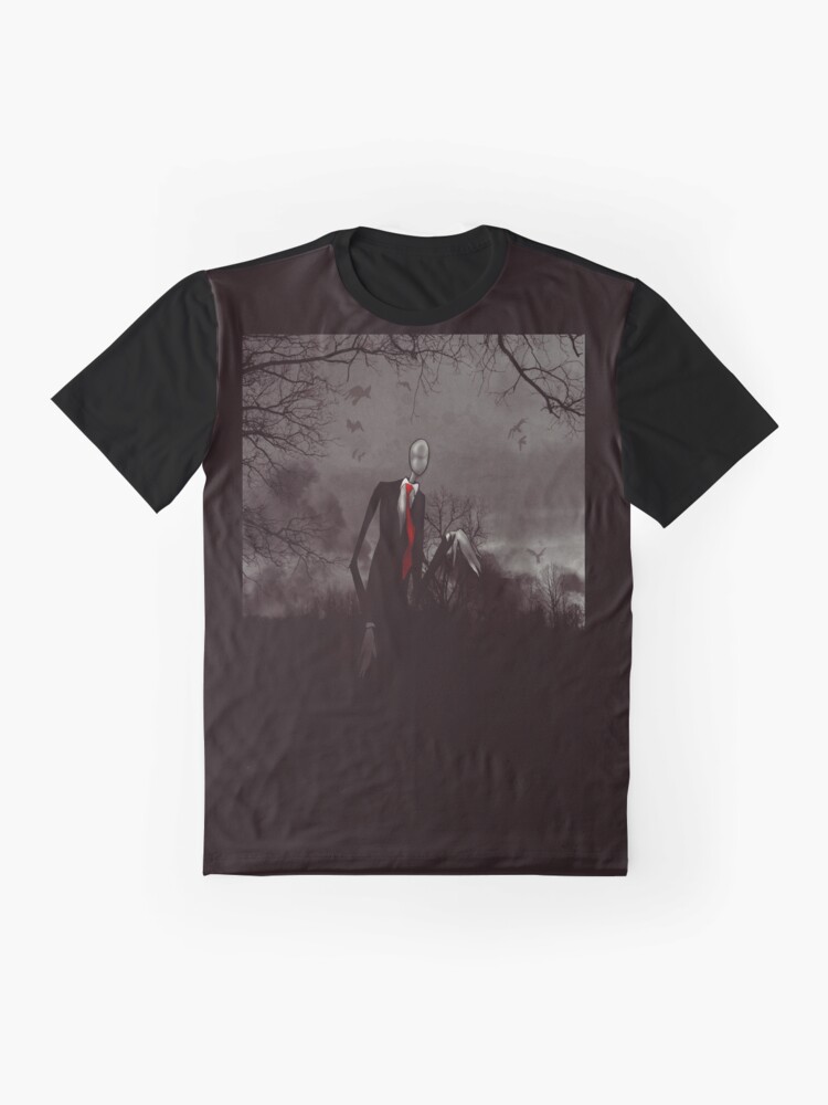 Slender Man T Shirt By Lvbart Redbubble