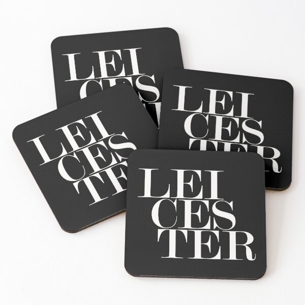 Item preview, Leicester England UK Typography Minimalist City Travel Art designed and sold by kakarikihill.
