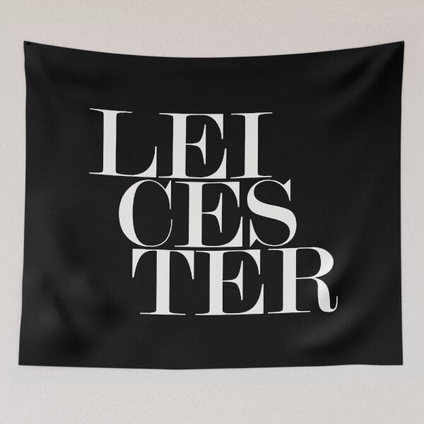 Item preview, Leicester England UK Typography Minimalist City Travel Art designed and sold by kakarikihill.