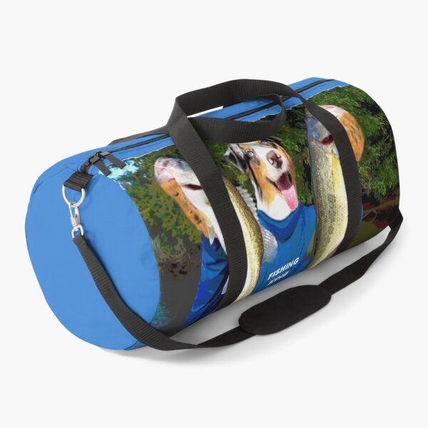Item preview, Border Collie Dog Catches Two Bass Fish designed and sold by kristalcurt.