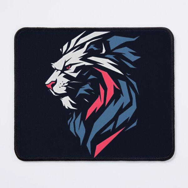 Item preview, Fierce Lion in Abstract Geometric Design designed and sold by DrRoza.