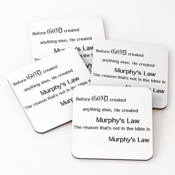 Item preview, God created Murphy's law designed and sold by sparkysrandom.