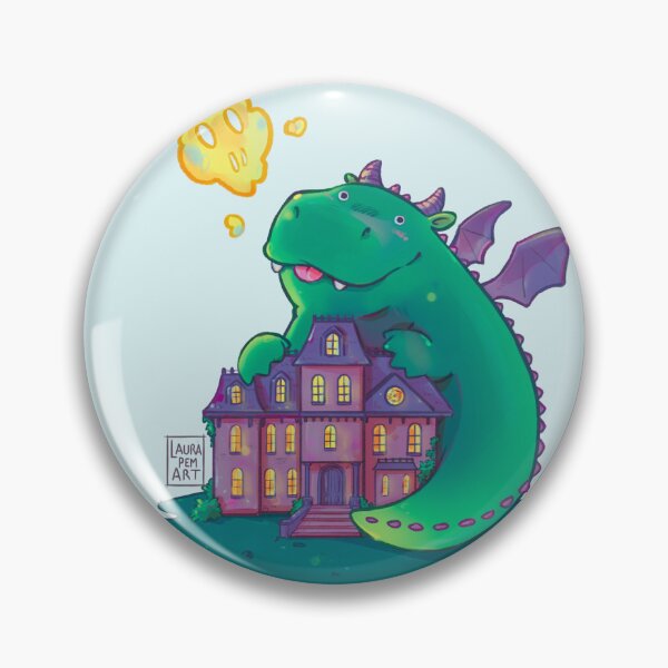 Item preview, The dragon and the mansion designed and sold by LauraPemArt.