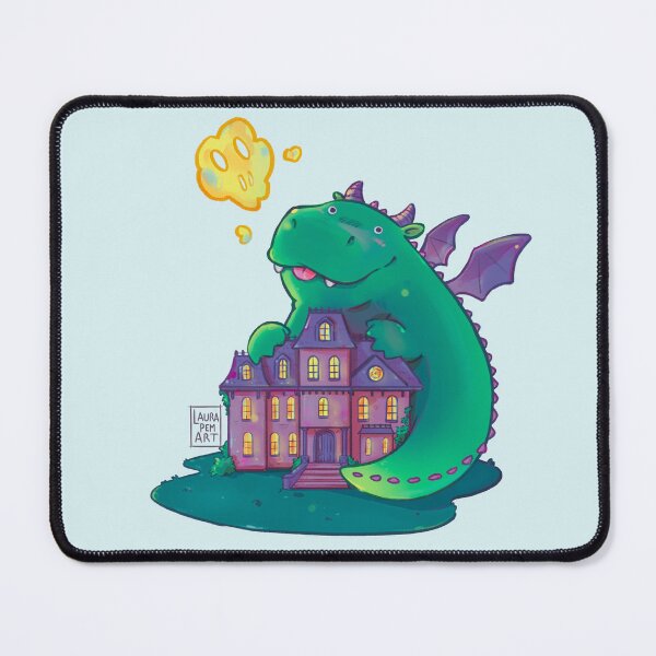 Item preview, The dragon and the mansion designed and sold by LauraPemArt.