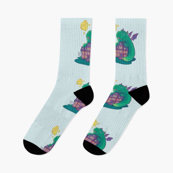 Item preview, The dragon and the mansion designed and sold by LauraPemArt.