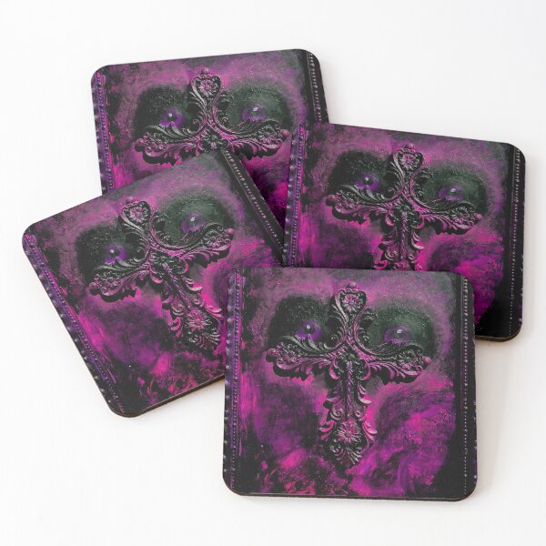 Item preview, Pink Skull cross designed and sold by MatrixTattoo.
