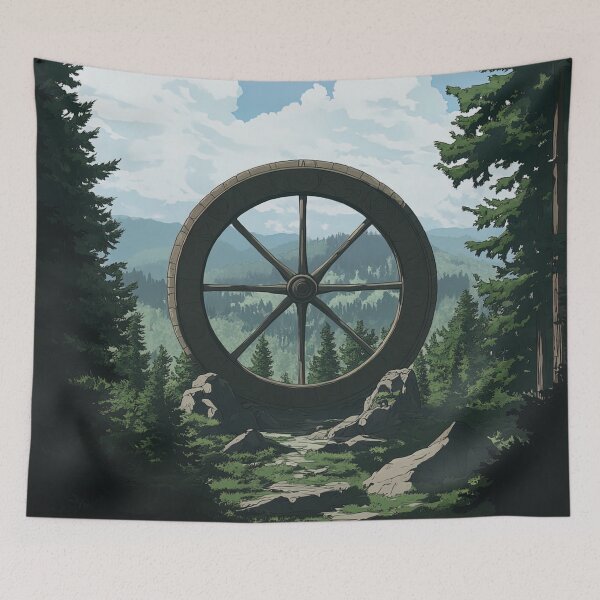 Item preview, Wheel of Dharma | Anime style designed and sold by ComicsFactory.