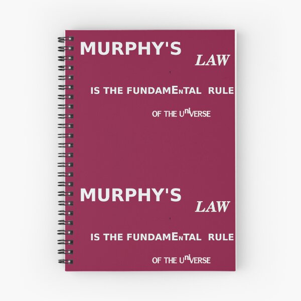 Item preview, Murphy's law rules the universe designed and sold by sparkysrandom.