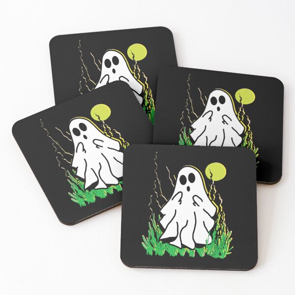 Item preview, little white ghost Halloween designed and sold by vibeno1.
