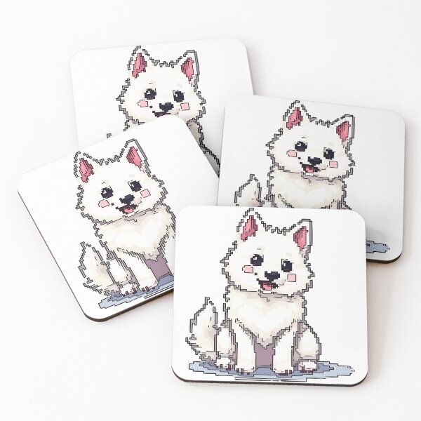 Item preview, Pixel White Shepherd designed and sold by NaturePixel.