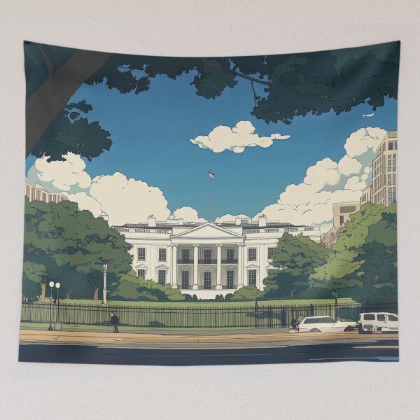 Item preview, White House | Anime style designed and sold by ComicsFactory.