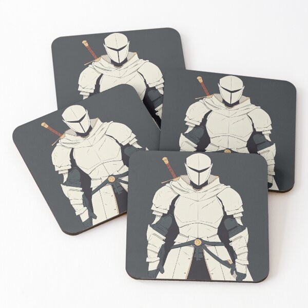 Item preview, White knight | Anime style designed and sold by ComicsFactory.