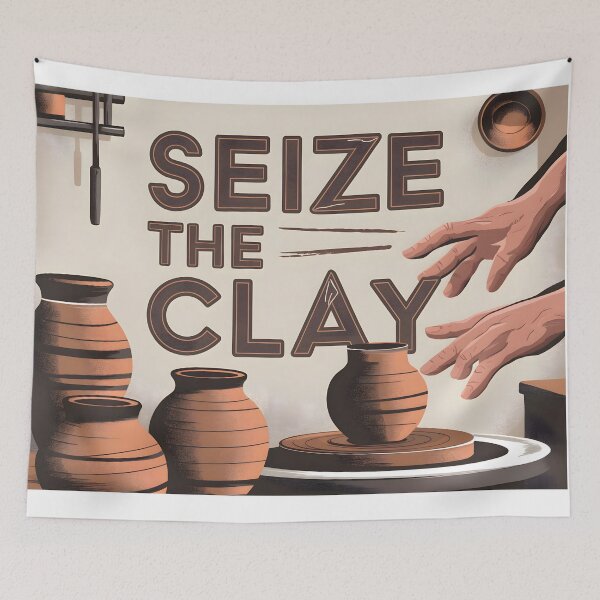Item preview, Seize The Clay - Pottery Humor designed and sold by TeesYouWant.