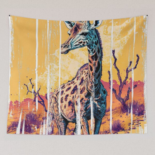 Item preview, Giraffe in Bloom designed and sold by WildlifeSafari.