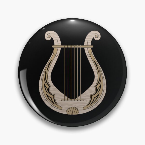 Item preview, Wooden and Gold Lyre in Vintage Style designed and sold by Promoc.