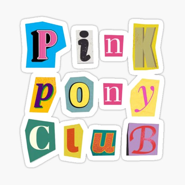 Item preview, Chappell Roan Pink Pony Club Letters designed and sold by lanouille.