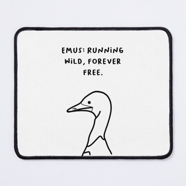 Item preview, "Emus: Running Wild, Forever Free." designed and sold by RM-Journey.