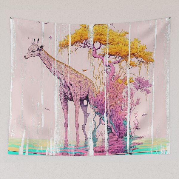 Item preview, Giraffe Spirit Rising designed and sold by WildlifeSafari.