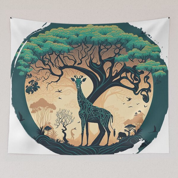 Item preview, Wild Giraffe Heart designed and sold by WildlifeSafari.