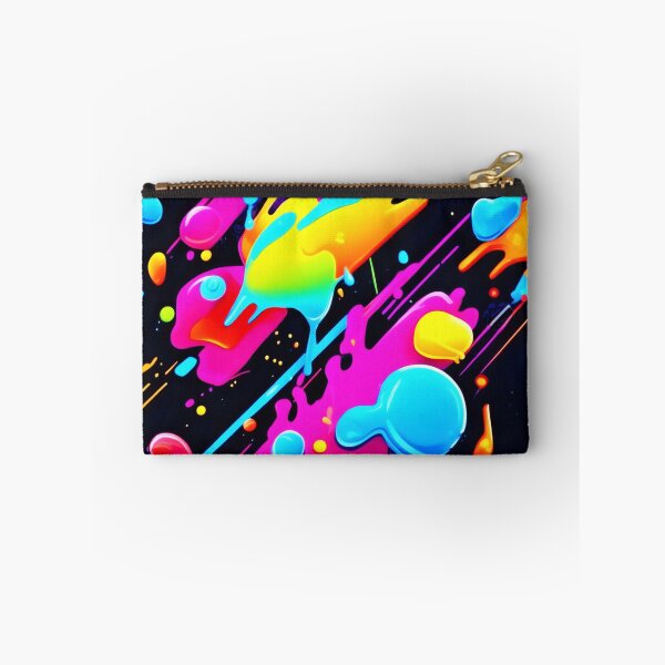 Item preview, Bright Neon Splashes in Abstract Artwork designed and sold by Health And Fitness Posts e-Store.